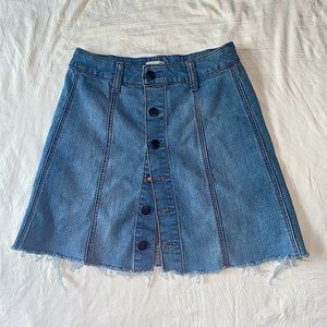 Dolls Kill small Jean skirt